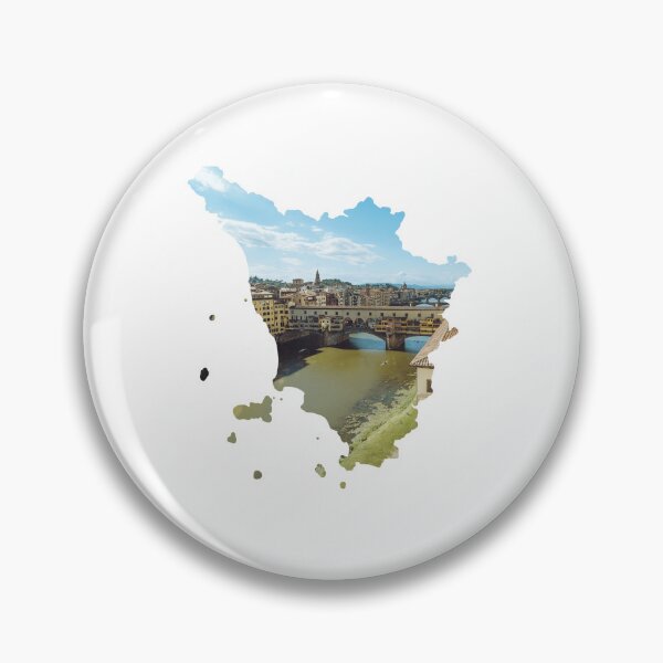 Item preview, Tuscany Map Ponte Vecchio Florence Bridge Silhouette designed and sold by Maroan93.
