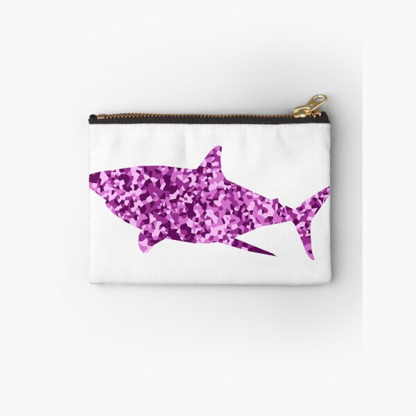 Item preview, Pink Mosaic Shark Silhouette Art designed and sold by DymondDesigns.