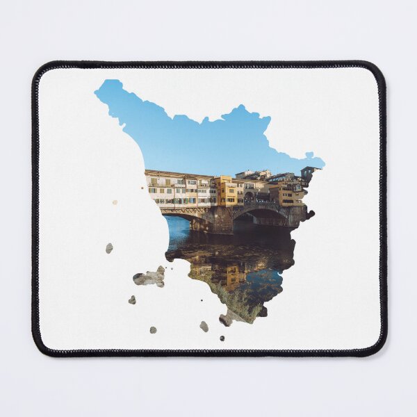 Item preview, Tuscany Map Ponte Vecchio Florence Bridge Silhouette V2 designed and sold by Maroan93.
