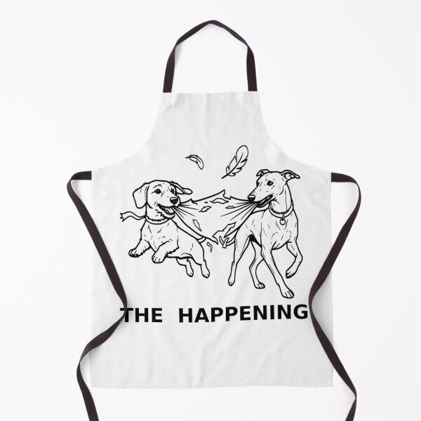Item preview, The Happening Funny Dogs Tearing Pillow Modern Art Performance designed and sold by The Bold Line Studio.