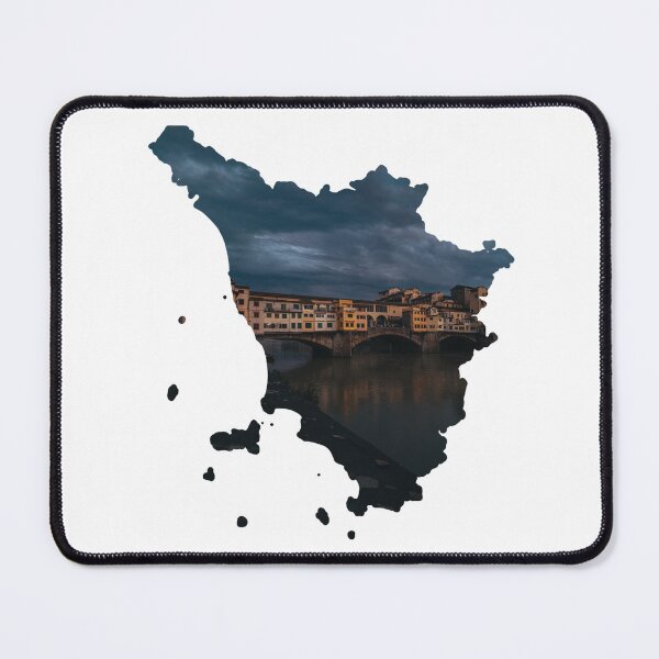 Item preview, Tuscany Map Ponte Vecchio Florence Bridge Silhouette V3 designed and sold by Maroan93.