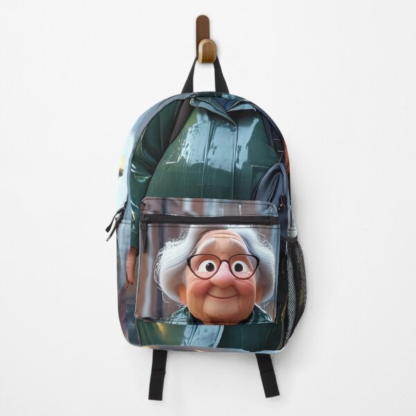 Item preview, Old Fart walking through the town wearing waterproofs in the rain designed and sold by Colin Bentham.