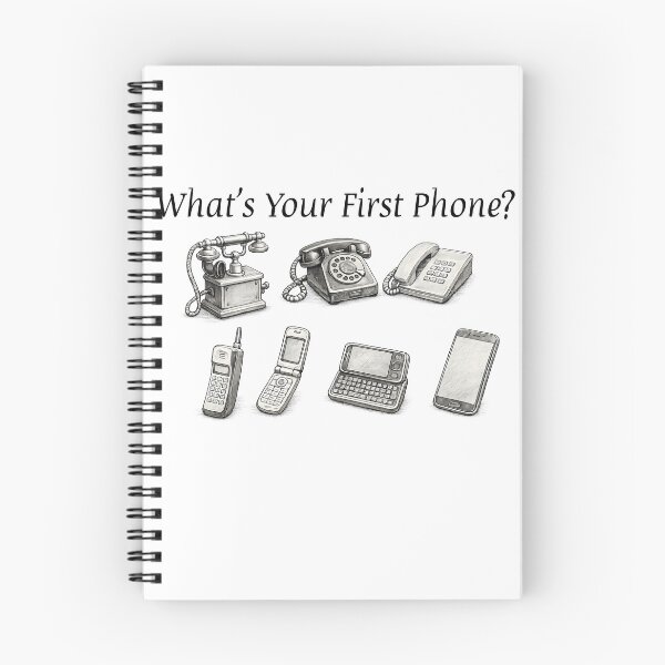 Item preview, What’s Your First Phone? Retro Phone Evolution Nostalgia designed and sold by Buli89.