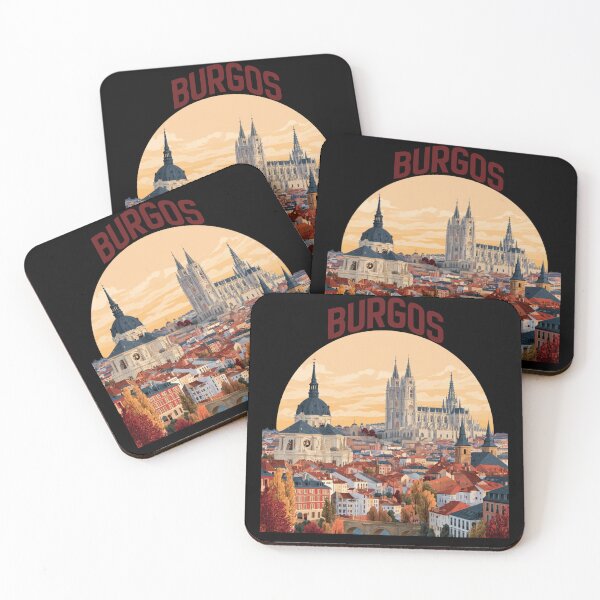 Aperçu de l'œuvre Panorama de la ville de Burgos, Espagne créée et vendue par DRABaBdesign.