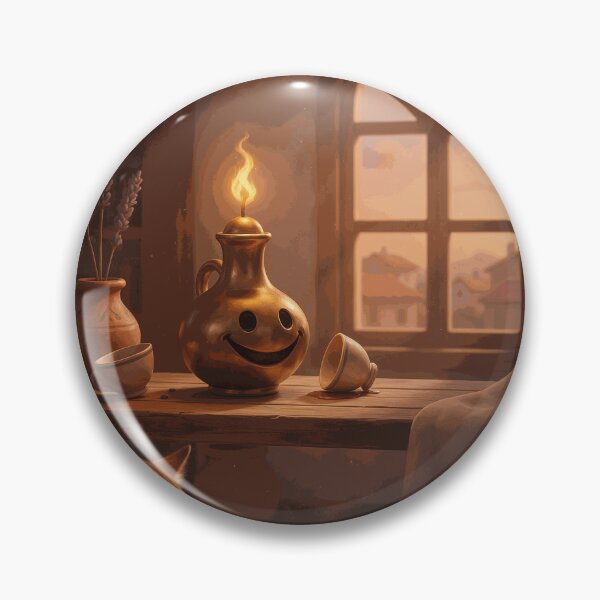 Item preview, The Smiling Flame of Home – Cozy Evening Still Life designed and sold by AubinDelcourt.