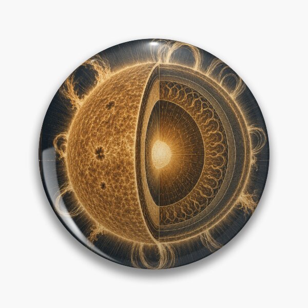 Item preview, Anatomy of the Sun – Vintage Solar Illustration designed and sold by ChicClicker.