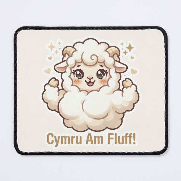 Item preview, Cymru Am Fluff – Cute Welsh Sheep Kawaii designed and sold by Cerys-GS.