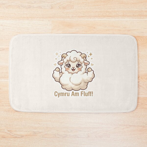 Item preview, Cymru Am Fluff – Cute Welsh Sheep Kawaii designed and sold by Cerys-GS.