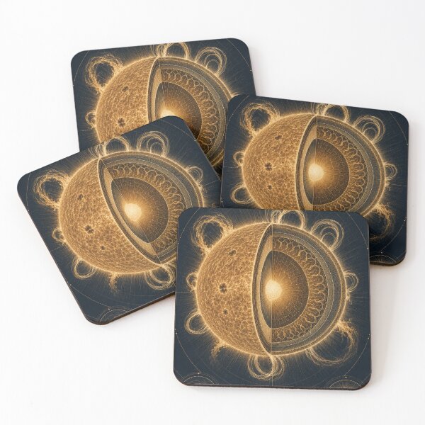 Item preview, Anatomy of the Sun – Vintage Solar Illustration designed and sold by ChicClicker.