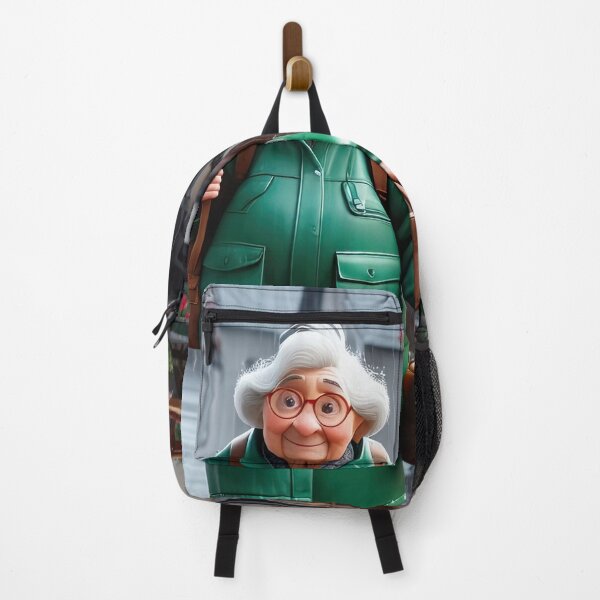Item preview, Old Fart walking through the town wearing waterproofs in the rain designed and sold by Colin Bentham.