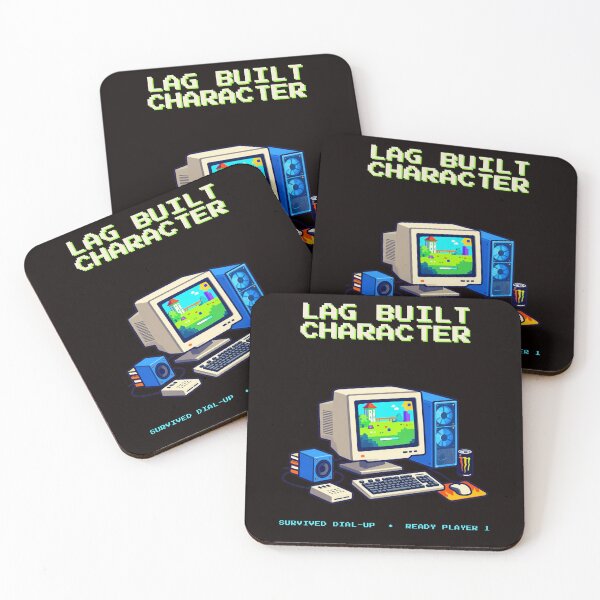 Item preview, Retro Gaming: Lag Built Character designed and sold by Snapdragon Designs.