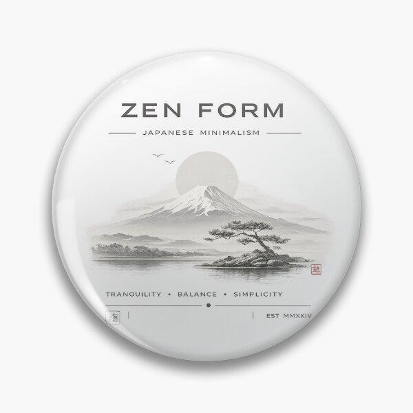 Item preview, ZEN FORM | Japanese Minimalism Landscape Graphic designed and sold by CreativeCook.