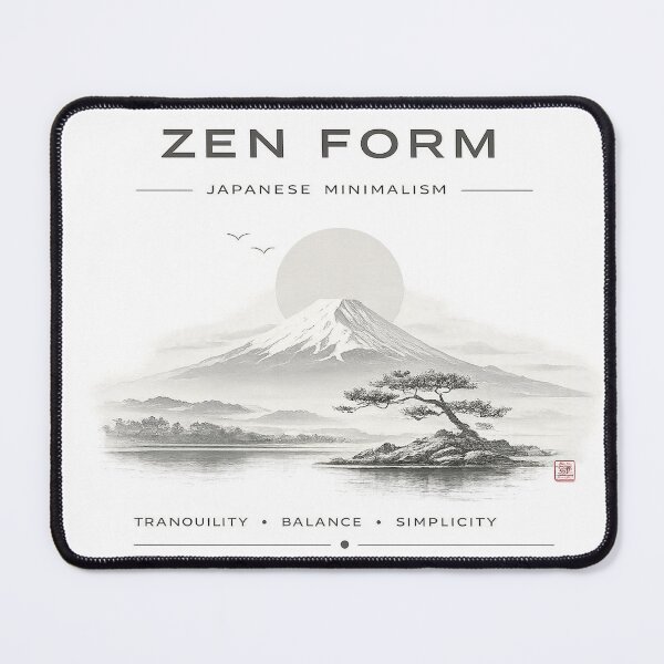 Item preview, ZEN FORM | Japanese Minimalism Landscape Graphic designed and sold by CreativeCook.