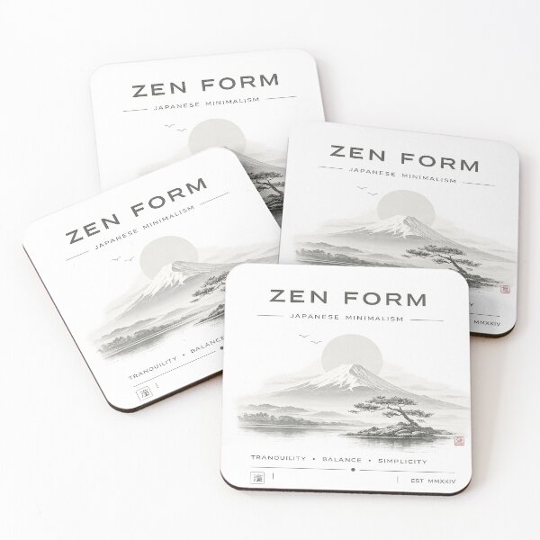 Item preview, ZEN FORM | Japanese Minimalism Landscape Graphic designed and sold by CreativeCook.