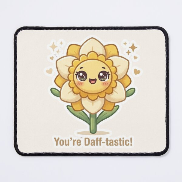 Item preview, You’re Daff‑tastic – Cute Welsh Daffodil Pun designed and sold by Cerys-GS.