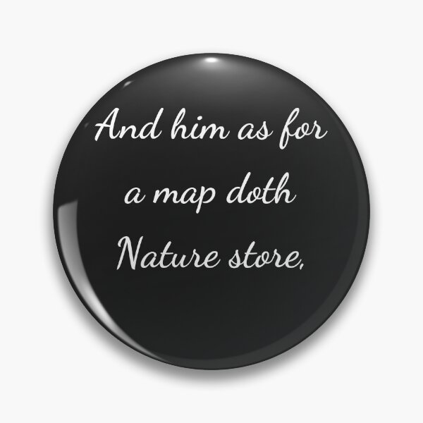 Item preview, “And him as for a map doth Nature store,” - handwriting white designed and sold by ariksworld.