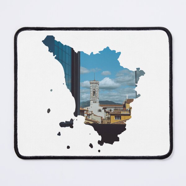 Item preview, Tuscany Map Giottos Campanile Florence Window View Silhouette designed and sold by Maroan93.