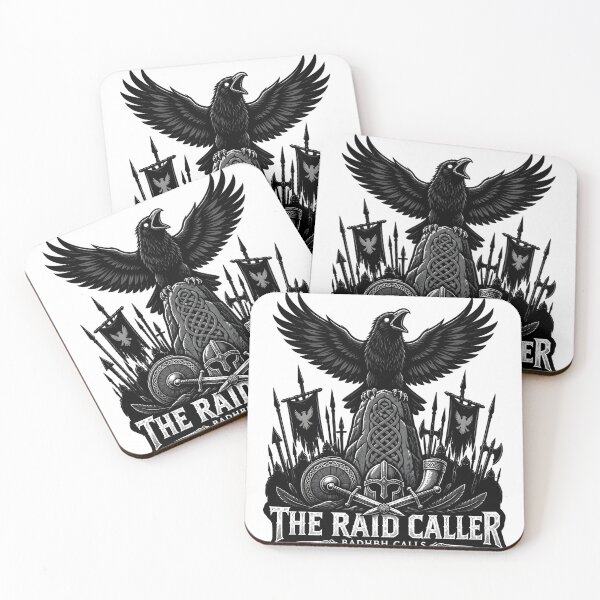 Item preview, The Raid Caller Badhbh Calls Dark Fantasy Celtic Raven designed and sold by BadhbhLoot.