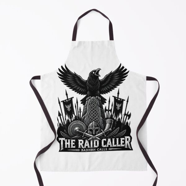 Item preview, The Raid Caller Badhbh Calls Dark Fantasy Celtic Raven designed and sold by BadhbhLoot.
