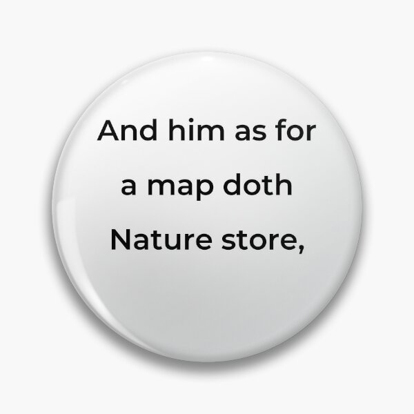 Item preview, “And him as for a map doth Nature store,” - print black designed and sold by ariksworld.