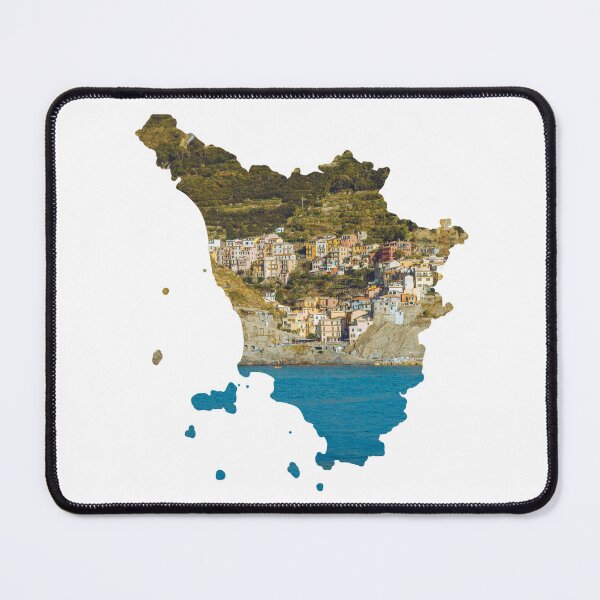 Item preview, Tuscany Map Manarola Cinque Terre Village Architecture Silhouette designed and sold by Maroan93.