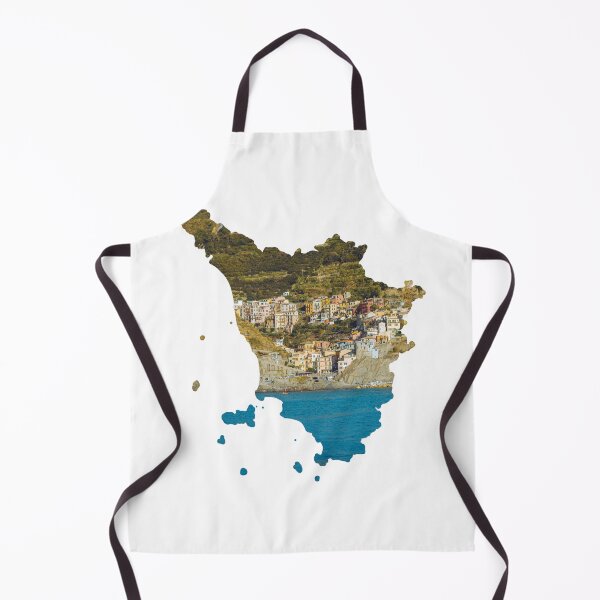 Item preview, Tuscany Map Manarola Cinque Terre Village Architecture Silhouette designed and sold by Maroan93.