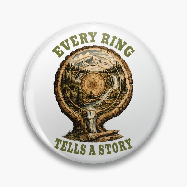 Item preview, Every Ring Tells a Story | Nature Landscape Painting designed and sold by karamram.