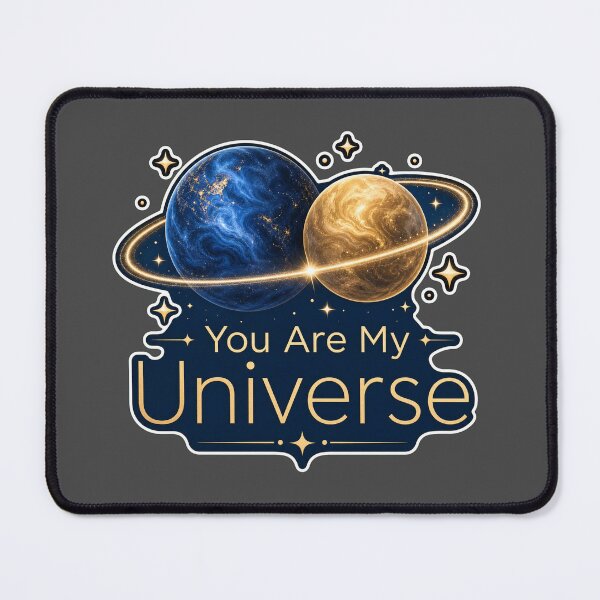 Item preview, You Are My Universe Celestial Planet Love Sticker designed and sold by Aliplus+.