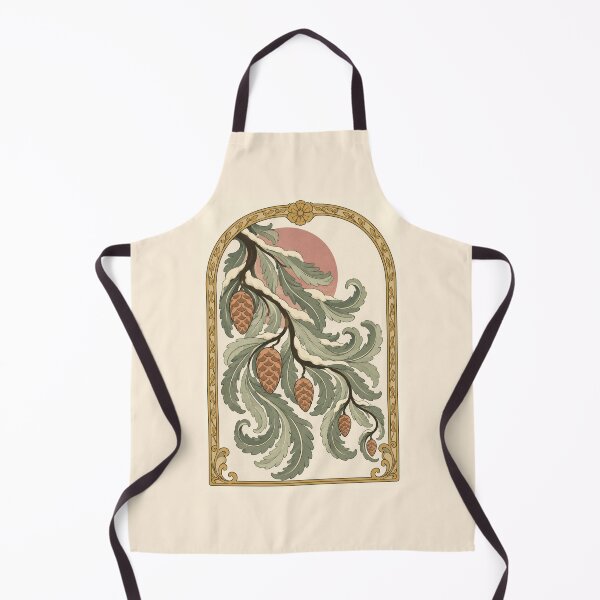 Item preview, Art Nouveau Pine Cones — Vintage Botanical Christmas Art designed and sold by Planthem.