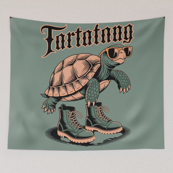 Item preview, Funny Tortoise Wearing Boots & Sunglasses T-Shirt | Cool Vintage Tortoise Graphic Tee | Slow But Stylish Turtle Gif designed and sold by ZyxDes.