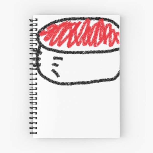 Item preview, Minimalist Red Topping Block designed and sold by sushimagnetix.
