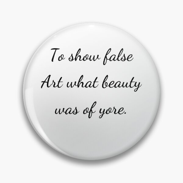Item preview, “To show false Art what beauty was of yore.” - handwriting black designed and sold by ariksworld.