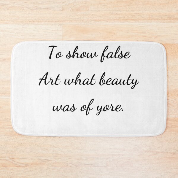 Item preview, “To show false Art what beauty was of yore.” - handwriting black designed and sold by ariksworld.