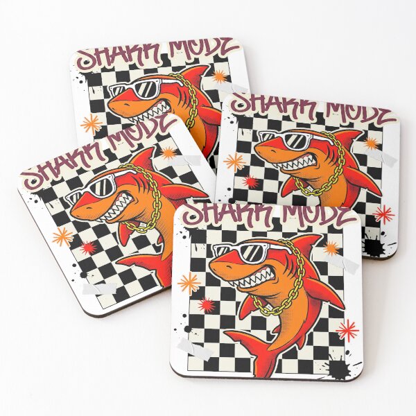 Item preview, Shark Mode Retro 90s Streetwear Animal Graphic Tee designed and sold by KIDEnia.