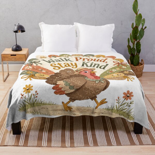Item preview, Feather Parade - Cute Turkey designed and sold by bapupa.