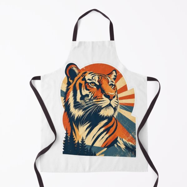 Item preview, Retro Tiger Mountain Nature designed and sold by Snurly.