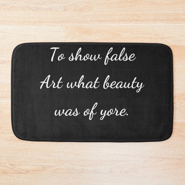 Item preview, “To show false Art what beauty was of yore.” - handwriting white designed and sold by ariksworld.