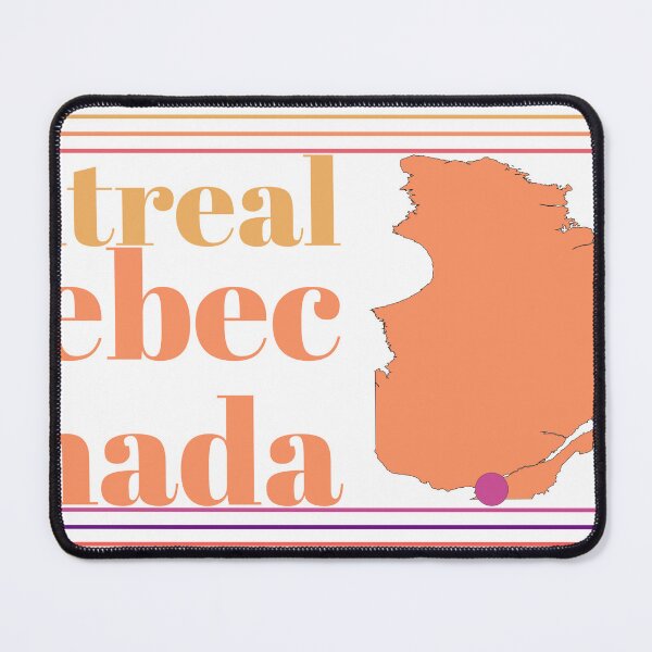 Item preview, Montreal Quebec Canada City Marked On Map designed and sold by TheIconSmith.