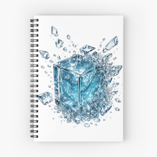 Item preview, Blue Water Glass Cube Explosion designed and sold by LiMarchee.