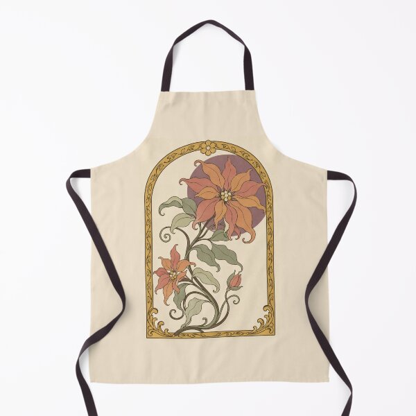 Item preview, Art Nouveau Poinsettia — Vintage Botanical Christmas Art designed and sold by Planthem.