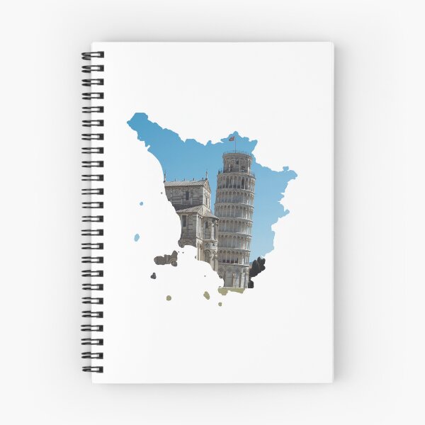 Item preview, Tuscany Map Leaning Tower of Pisa Close Up Architecture Silhouette designed and sold by Maroan93.