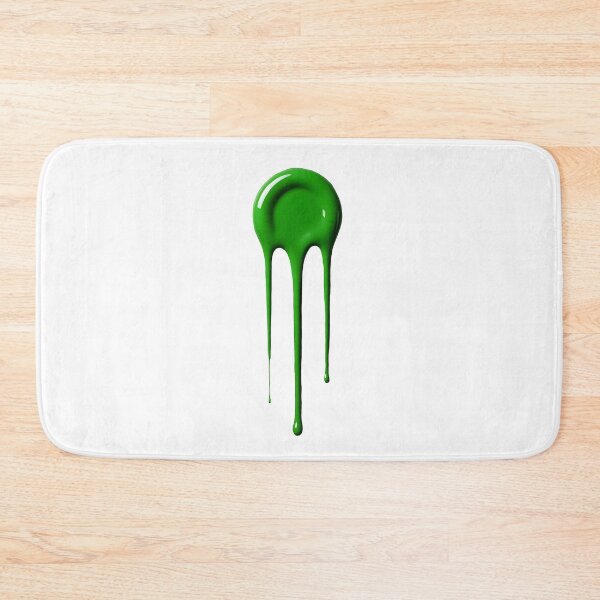 Item preview, Green Paint Dripping from Circular Splash – Photorealistic Vertical Cutout designed and sold by EmeraldeaArt.