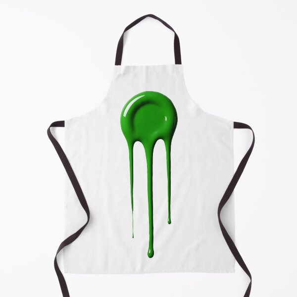 Item preview, Green Paint Dripping from Circular Splash – Photorealistic Vertical Cutout designed and sold by EmeraldeaArt.