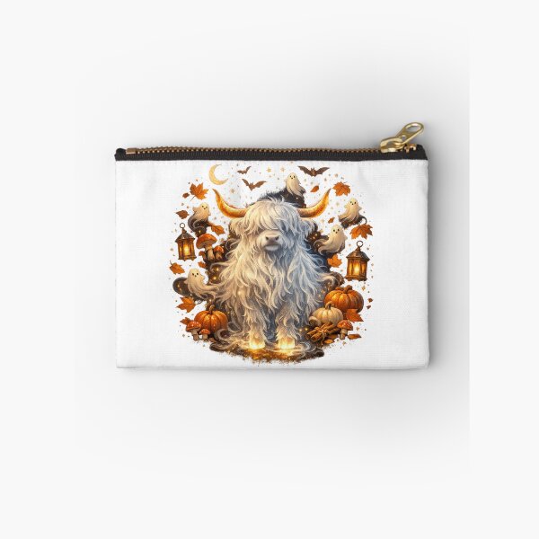 Item preview, Ghost Highland Cow Halloween designed and sold by ESSClothing.