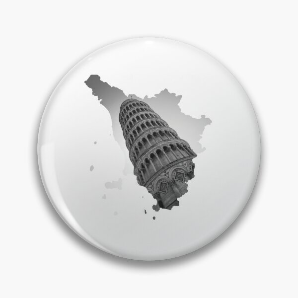 Item preview, Tuscany Map Leaning Tower of Pisa Close Up Architecture Silhouette V2 designed and sold by Maroan93.