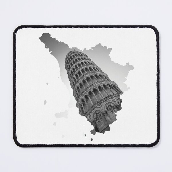 Item preview, Tuscany Map Leaning Tower of Pisa Close Up Architecture Silhouette V2 designed and sold by Maroan93.