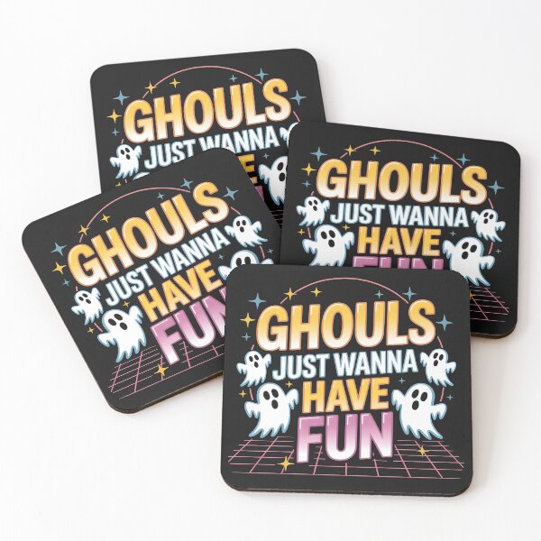 Item preview, Ghouls Just Wanna Have Fun – Retro Halloween Ghost Design designed and sold by Jollys-ArtShop.