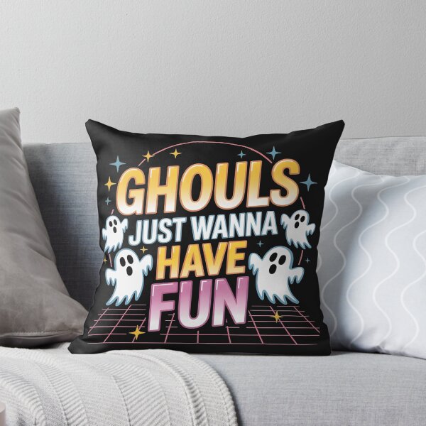 Item preview, Ghouls Just Wanna Have Fun – Retro Halloween Ghost Design designed and sold by Jollys-ArtShop.
