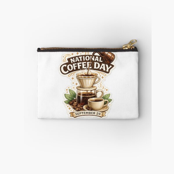 Item preview, National Coffee Day September 29 – Vintage Pour Over Coffee Art designed and sold by Doodle Souq.