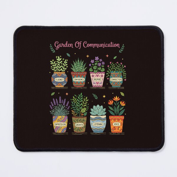 Item preview, Garden Of Communication Plant Floral SLP Speech Therapist designed and sold by w66aboo.
